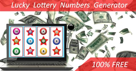 4 digit lucky number generator lottery